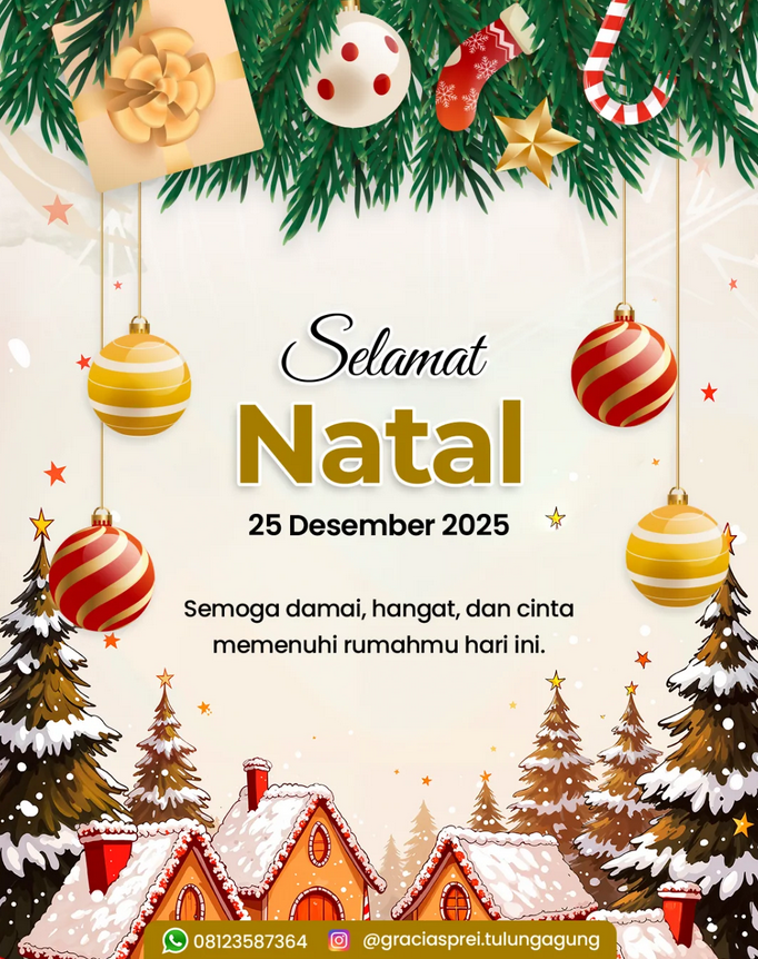<p>Natal itu bukan hanya soal dekorasi tapi soal k